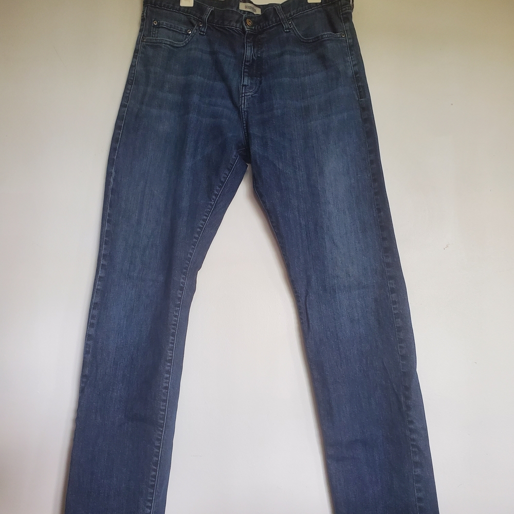 Goodthreads Men's Athletic Fit Dark Blue Straight Jeans 38x36 "Bottom"